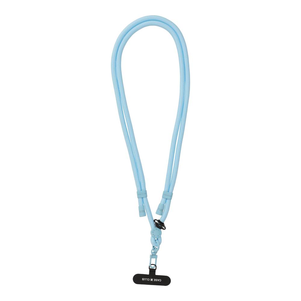 sky blue rope crossbody strap